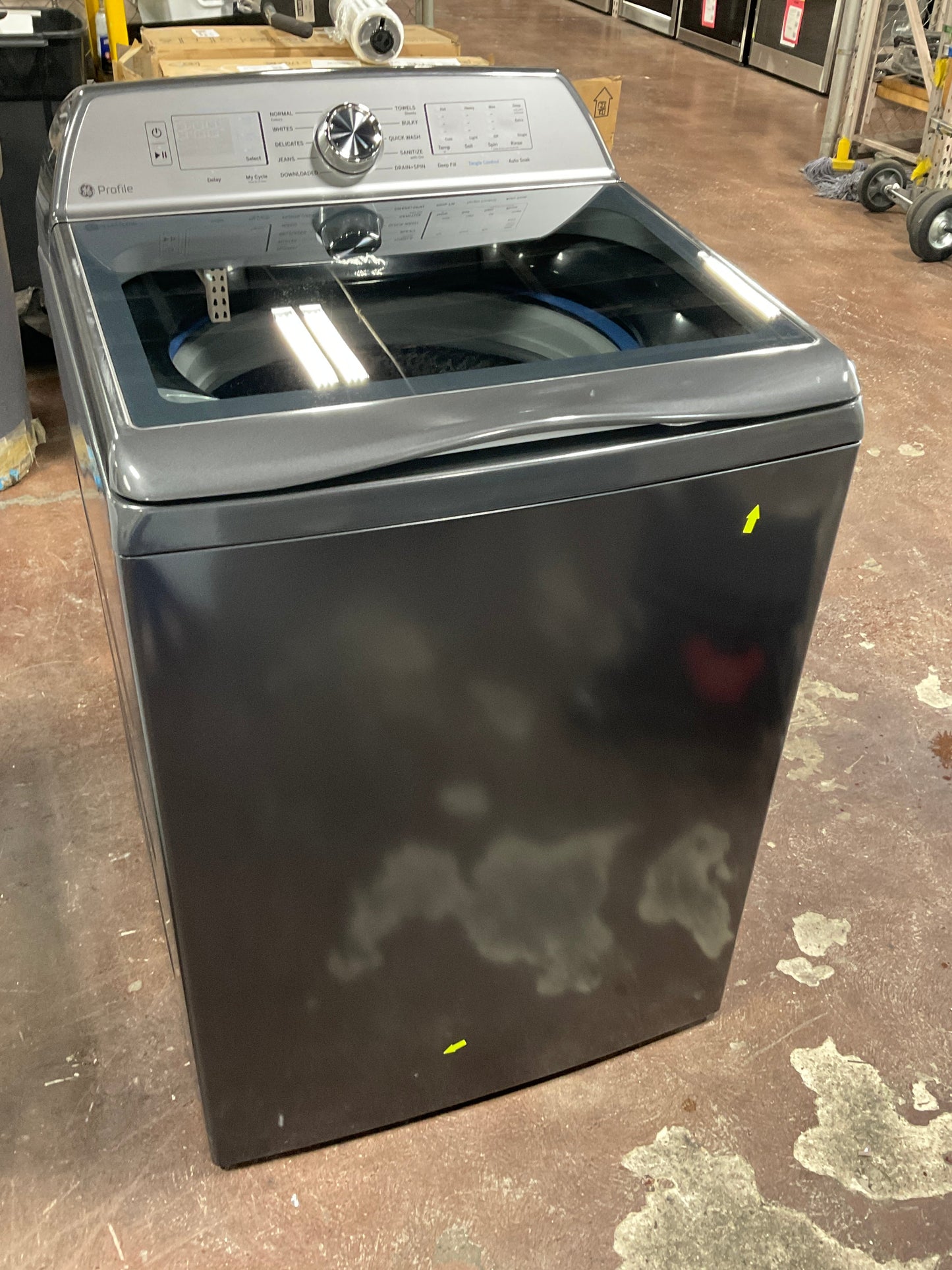 GE Profile™ ENERGY STAR® 5.0 cu. ft. Capacity Washer with Smarter Wash Technology and FlexDispense™