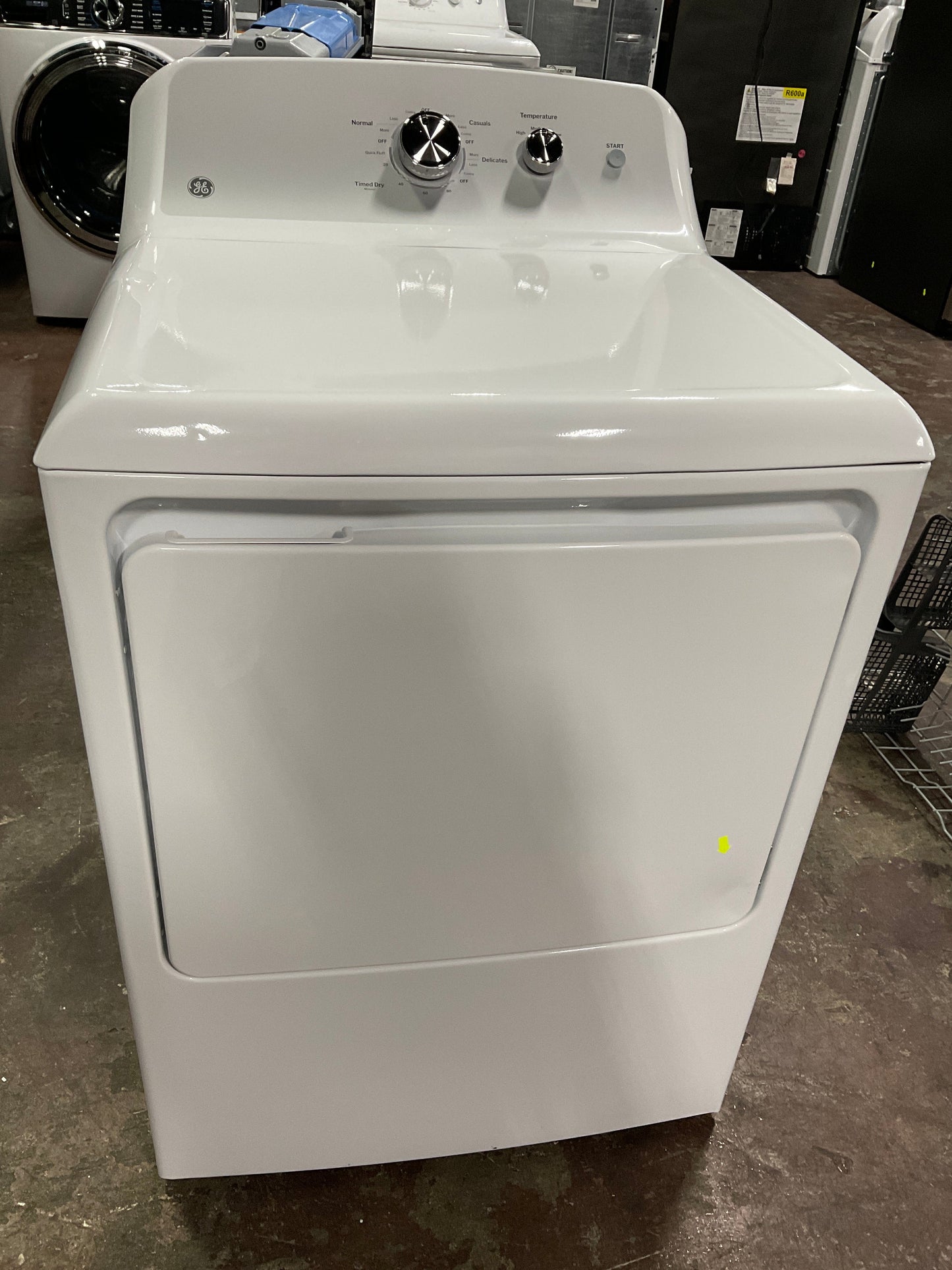 GE GE® 7.2 cu. ft. Capacity Electric Dryer with Up To 120 ft. Venting and Reversible Door