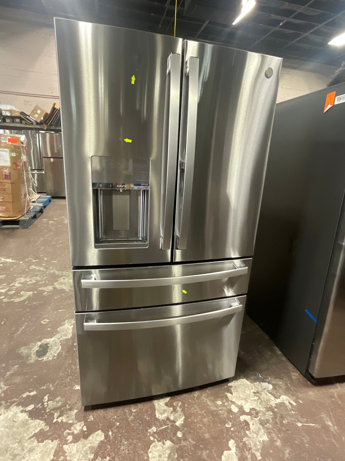 GE Profile™ 22.4 Cu. Ft. Smart Counter-Depth Fingerprint Resistant 4-Door French-Door Refrigerator with Door In Door