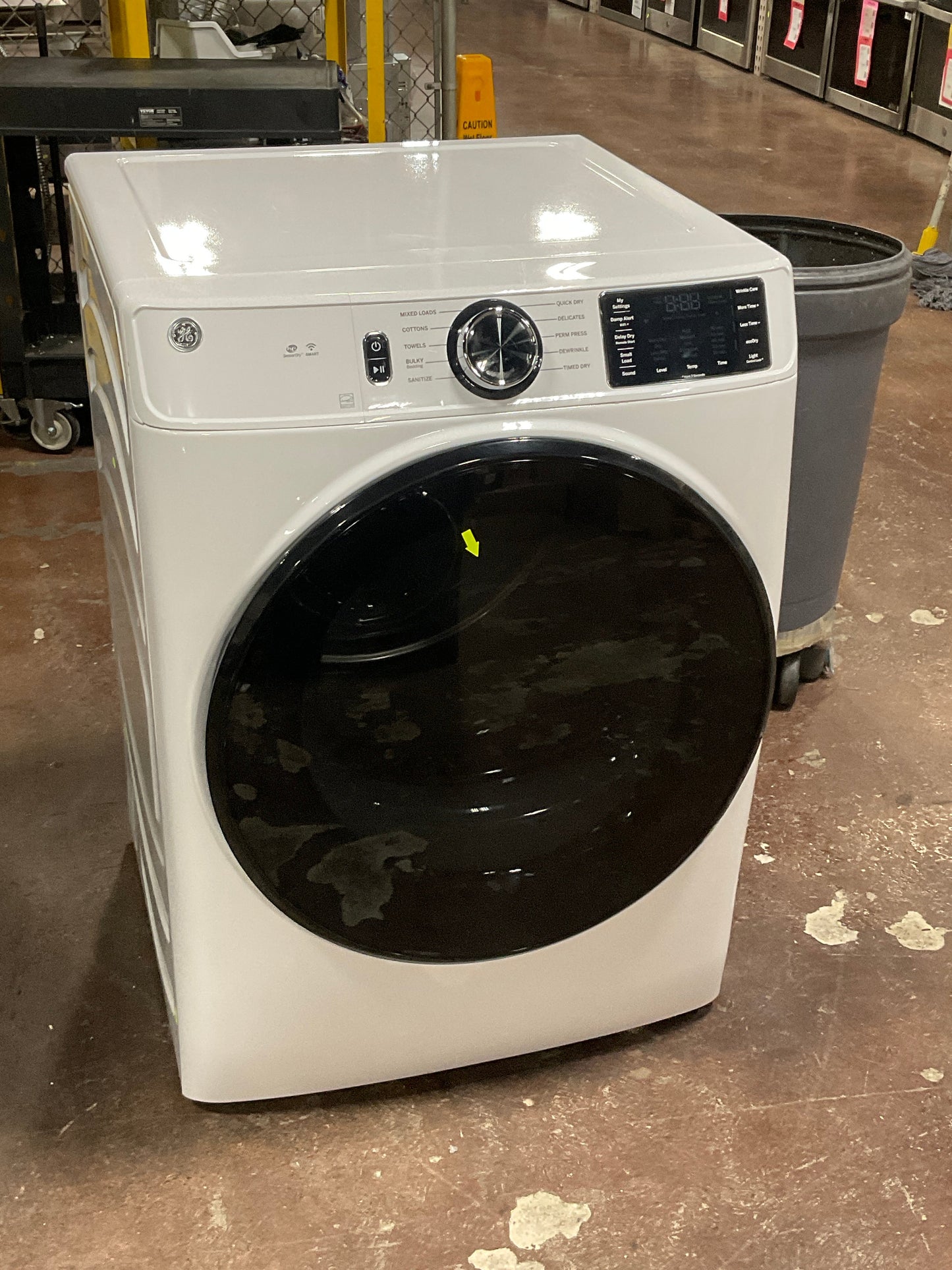 GE GE® ENERGY STAR® 7.8 cu. ft. Capacity Smart Front Load Electric Dryer with Sanitize Cycle