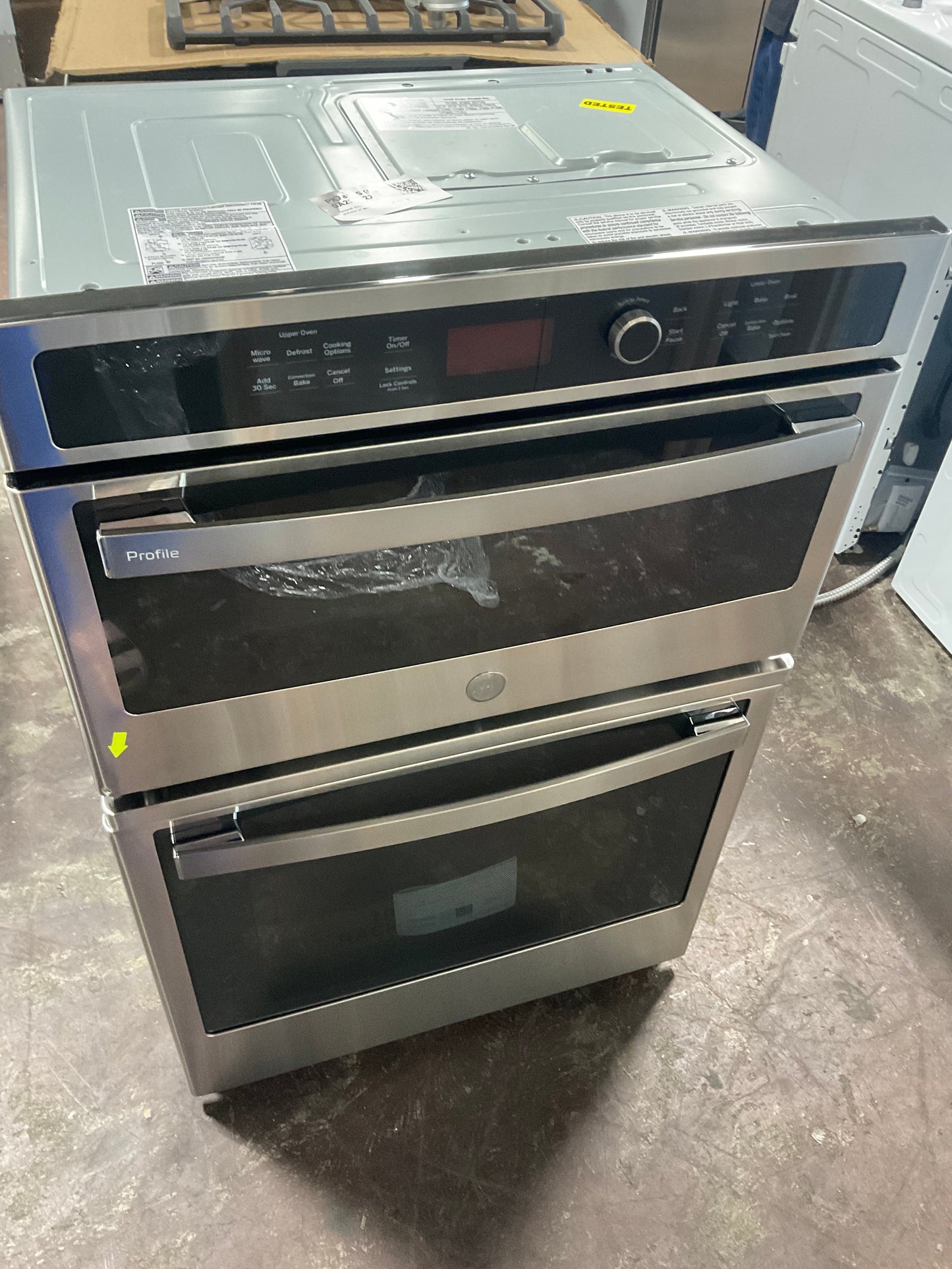 GE Profile™ 27" Built-In Combination Convection Microwave/Convection Wall Oven