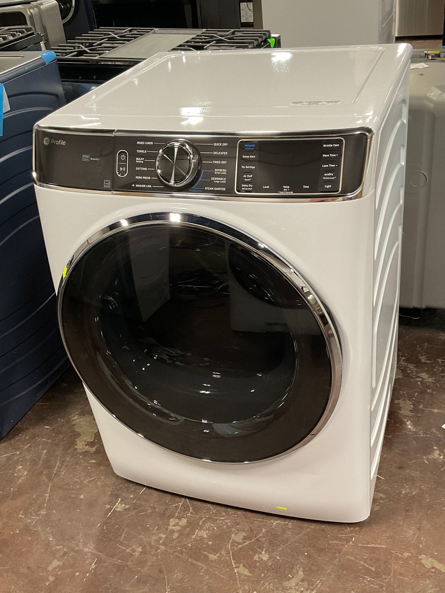 GE Profile™ 7.8 cu. ft. Capacity Smart Front Load Electric Dryer with Steam and Sanitize Cycle