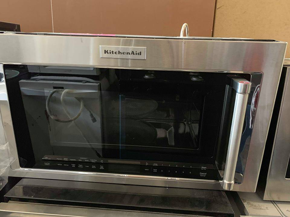 Kitchen-aid Over The Range Professional Microwave in stainless steel