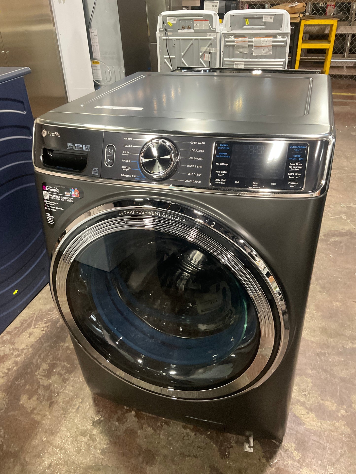 GE Profile™ 5.5 cu. ft. Capacity Smart Front Load ENERGY STAR® Steam Washer with UltraFresh Vent System+ and Smart Wash & Smart Rinse