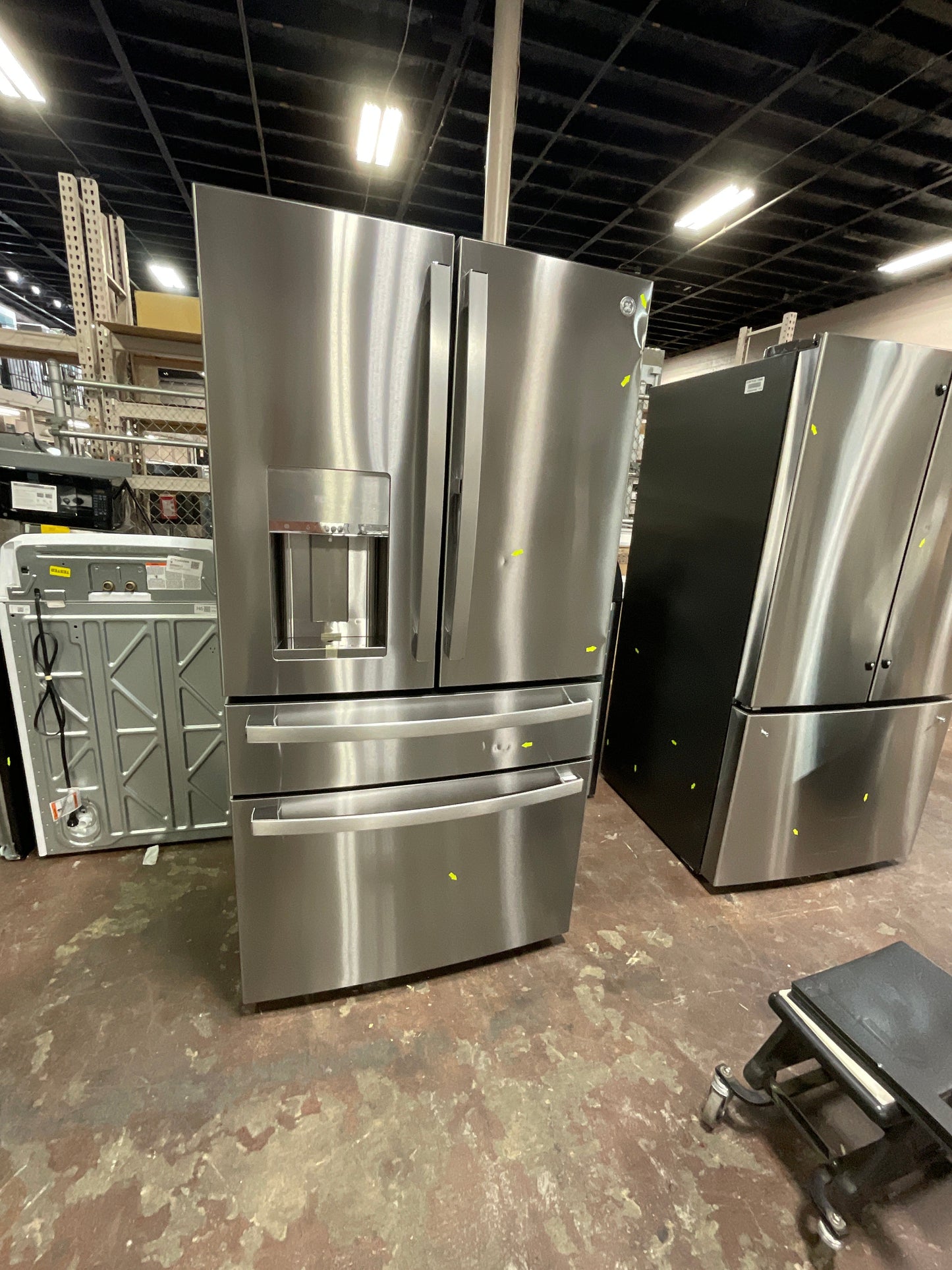 GE Profile™ 22.4 Cu. Ft. Smart Counter-Depth Fingerprint Resistant 4-Door French-Door Refrigerator with Door In Door