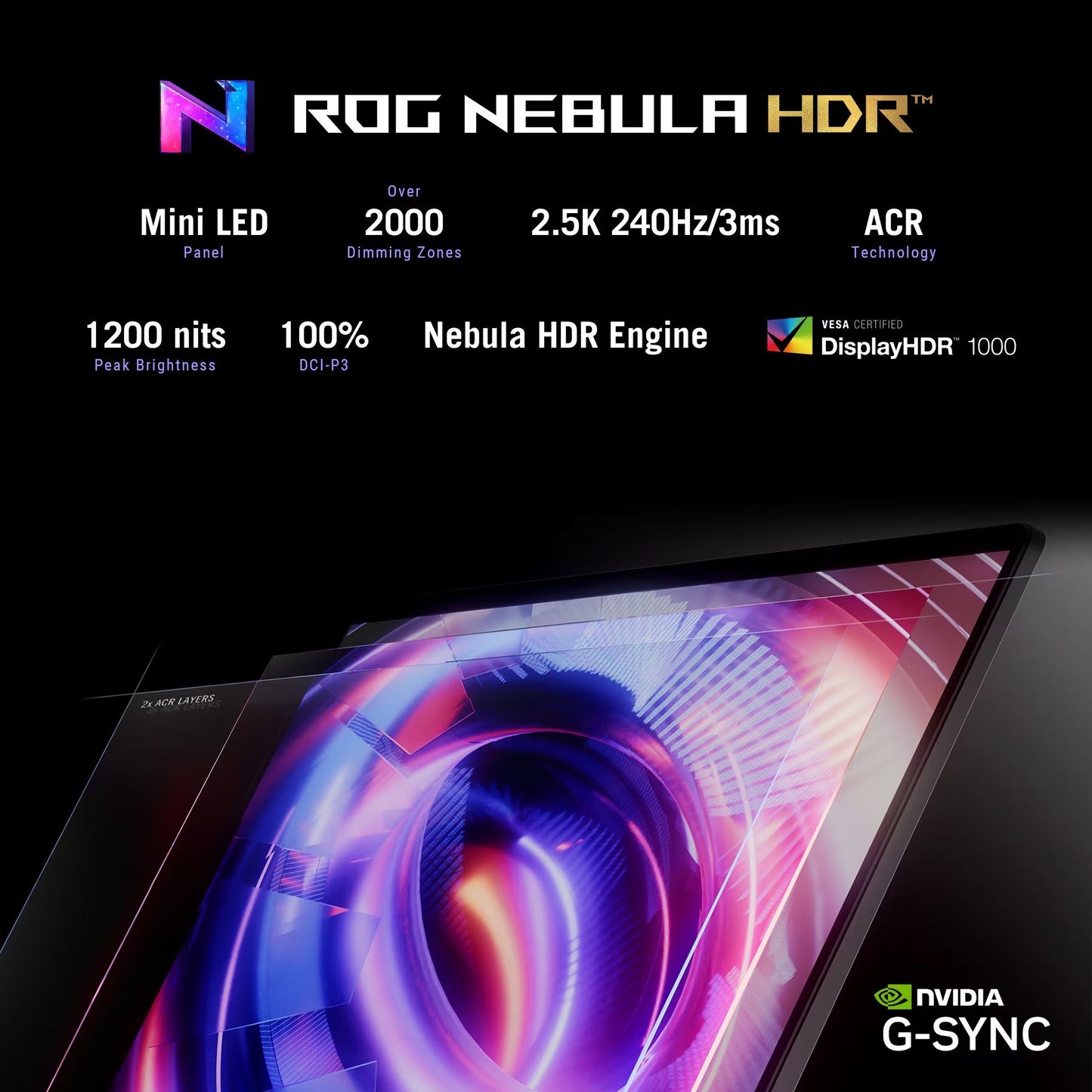 ASUS - ROG Strix SCAR 18 18" 2.5K 240Hz Gaming Laptop - Intel Core Ultra 9 HX - 32GB RAM - NVIDIA GeForce RTX 5090 - 2TB SSD - Off-Black