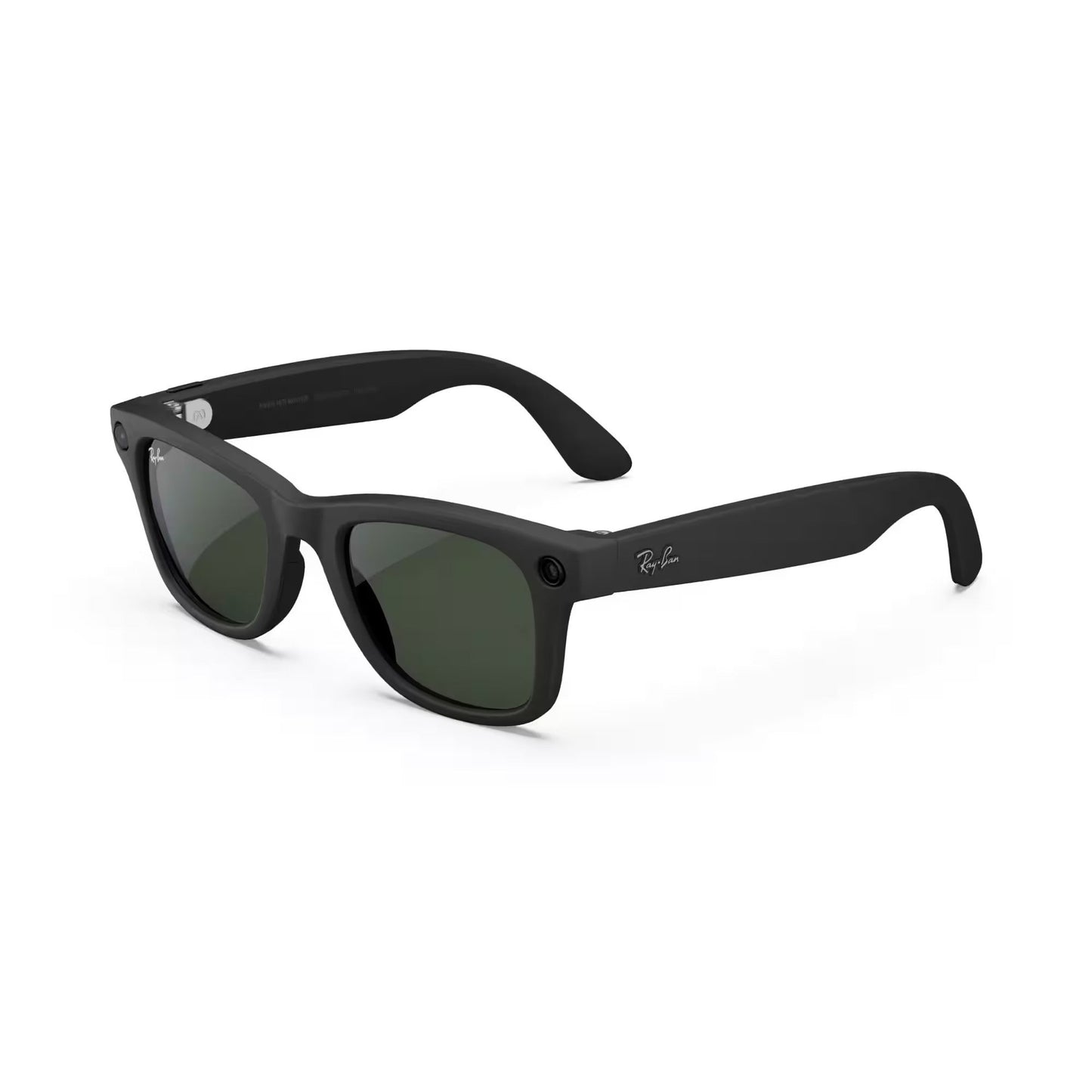 Ray-Ban Meta - Wayfarer (Gen 1) glasses with Meta AI, Audio, Photo, Video Compatibility - Green Lenses - Shiny Black