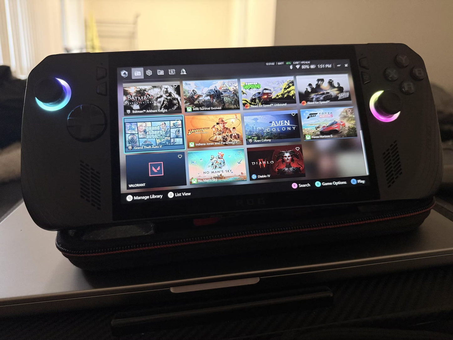 ROG Ally X 7" 120Hz FHD 1080p Gaming Handheld - AMD Ryzen Z1 Extreme Processor - 24GB with 2TB SSD