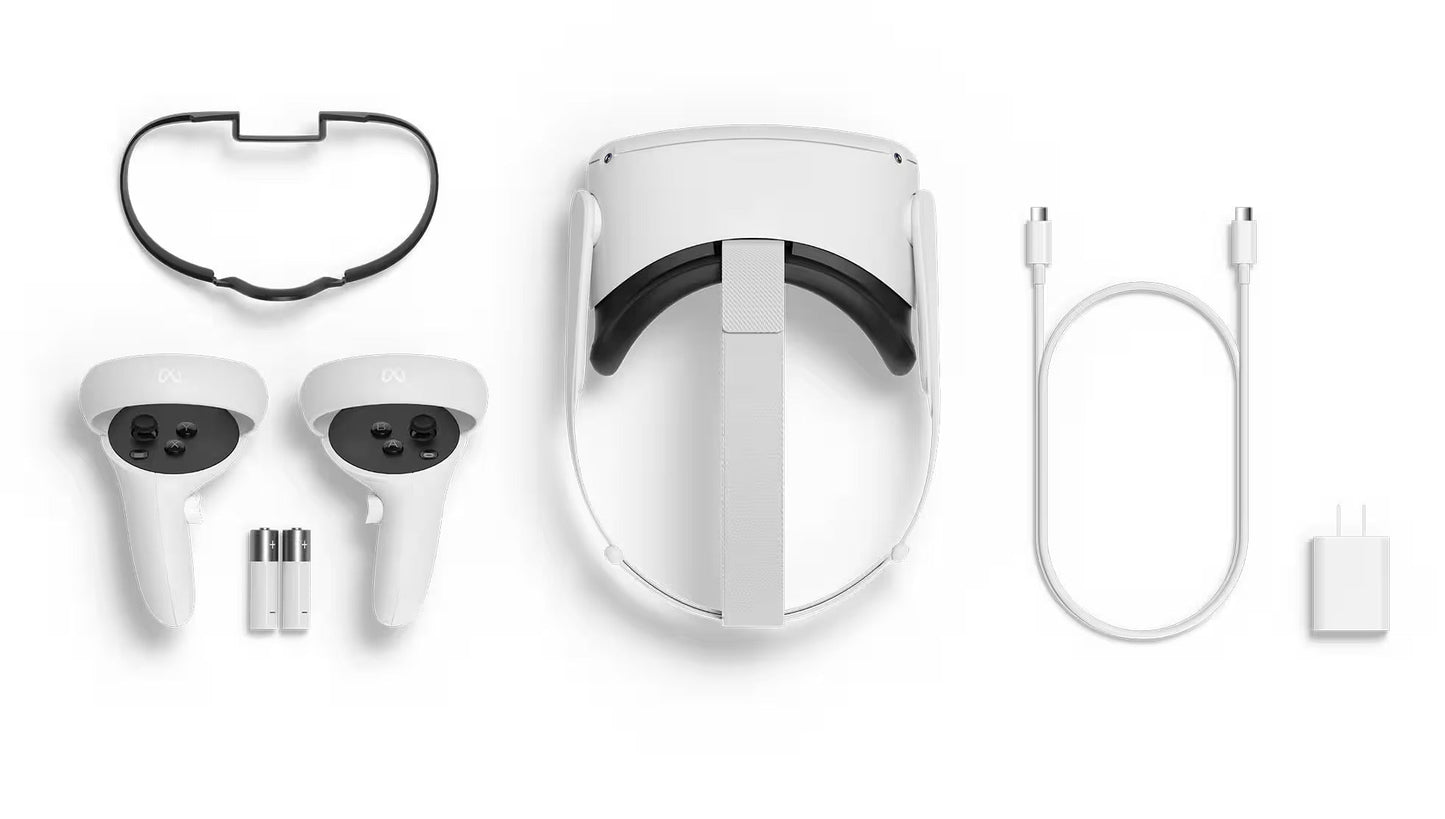 Meta - Quest 2 Advanced All-In-One Virtual Reality Headset - 128GB - Gray