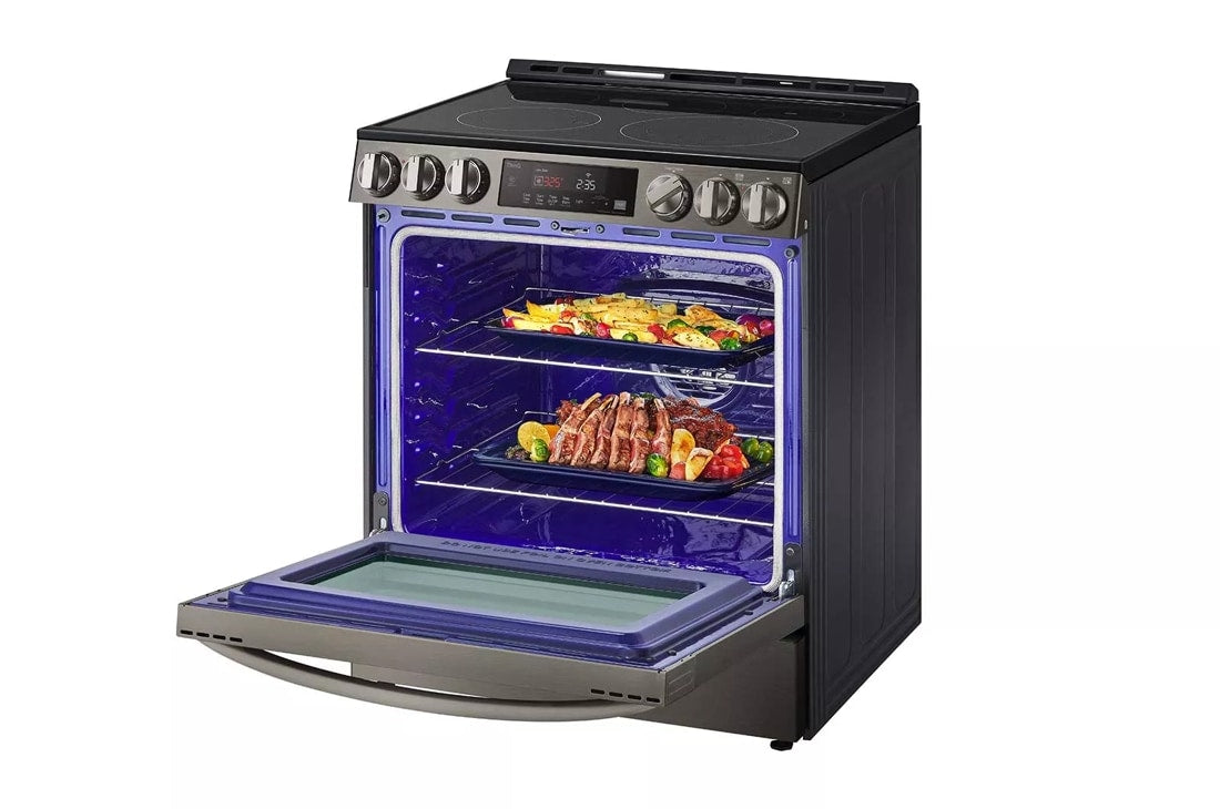 6.3 cu ft. Smart Wi-Fi Enabled Fan Convection Electric Slide-in Range with Air Fry & EasyClean®