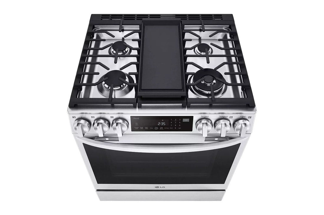 6.3 cu. ft. Smart wi-fi Enabled ProBake® Convection InstaView® Dual Fuel Slide-In Range with Air Fry