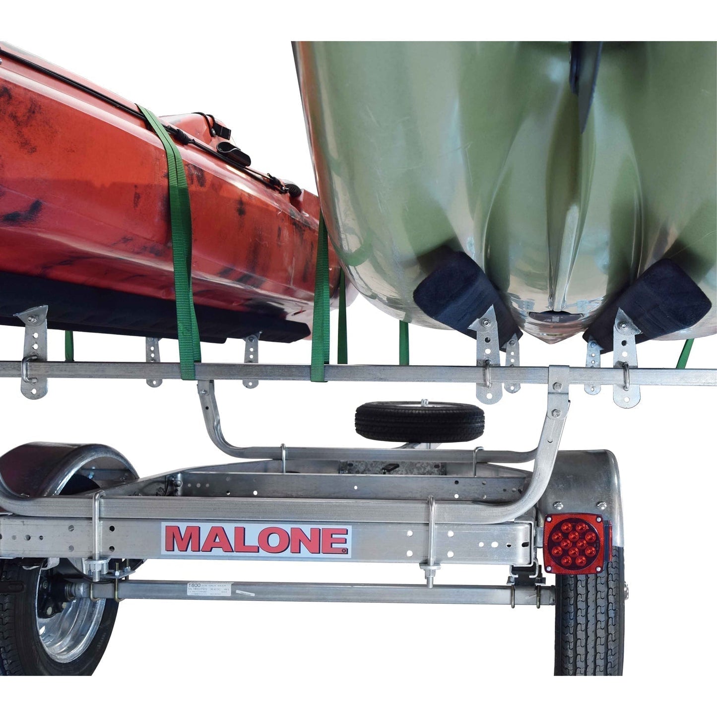 Malone MicroSport 2 Kayak Bunk-Style Trailer Package - MPG461B2