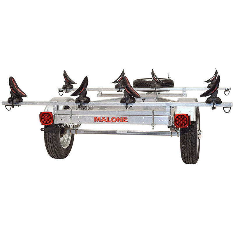 Malone MicroSport LowBed 2-Boat Saddle Up Pro Kayak Trailer Package - MPG464-LBS