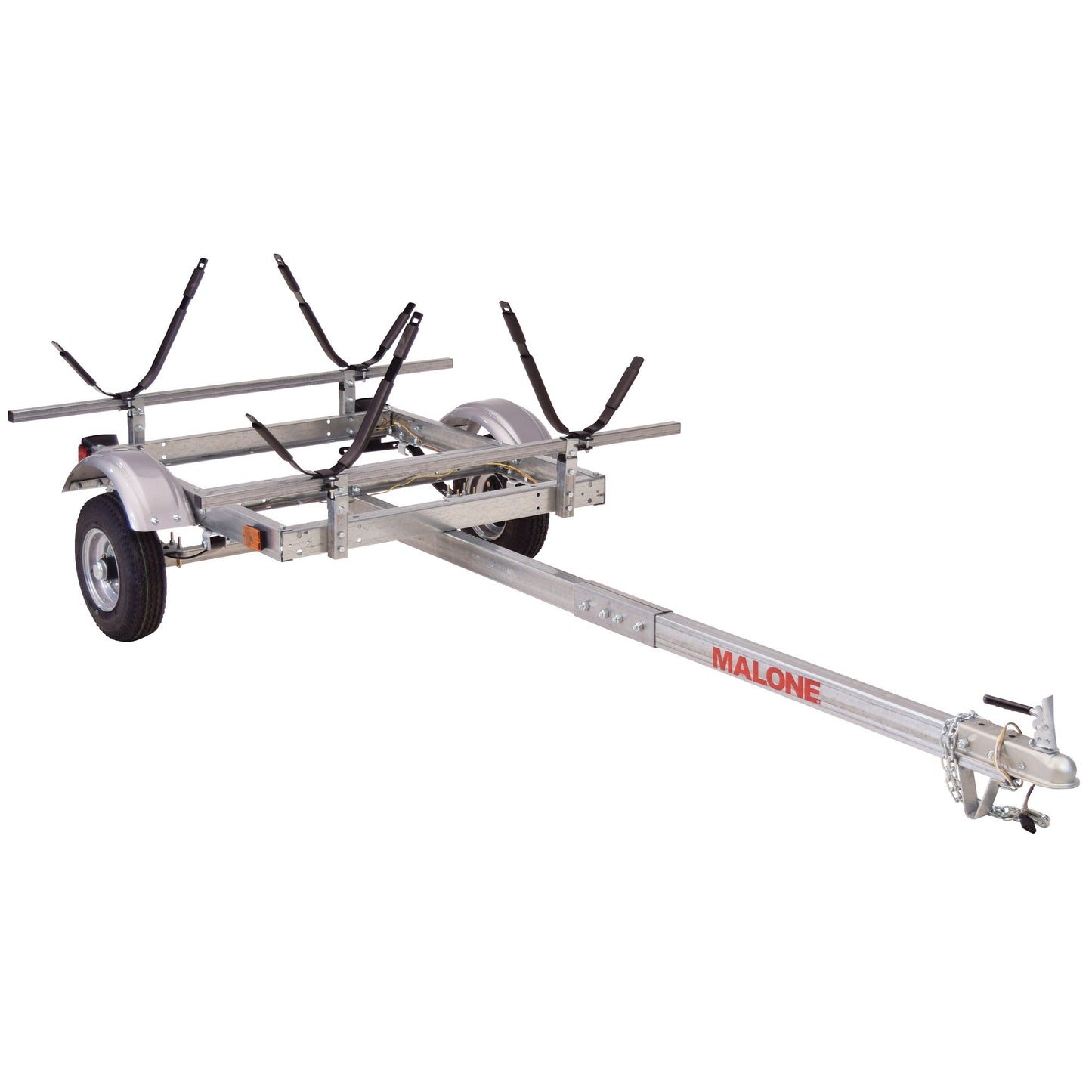 Malone EcoLight 2-Boat J-Rack Kayak Trailer Package - MPG586XJ