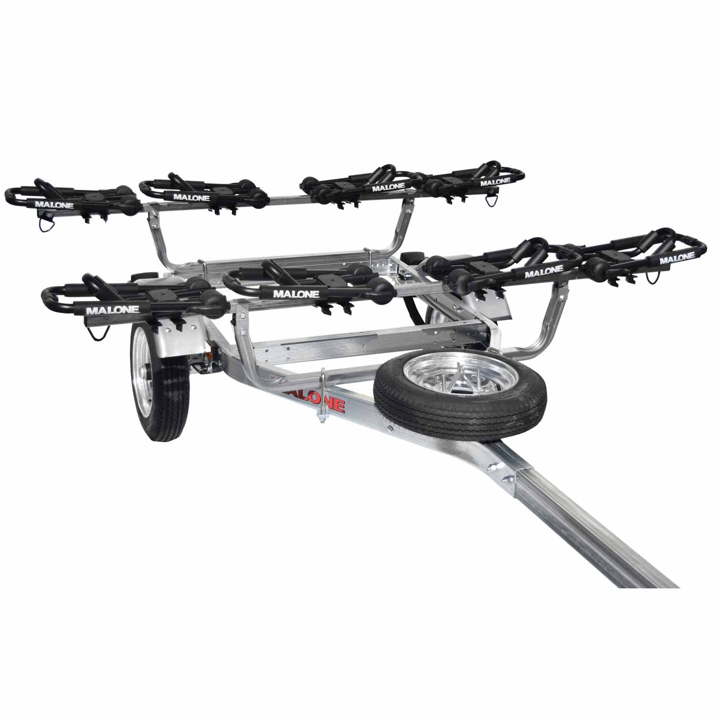 Malone MicroSport 4-Boat FoldAway-J Kayak Trailer Package - MPG462G2