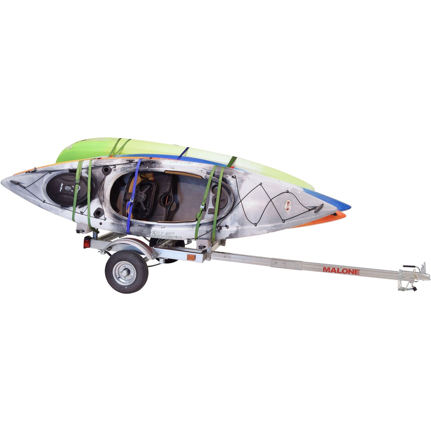 Malone EcoLight 4-Boat Stacker Kayak Trailer Package - MPG586XL