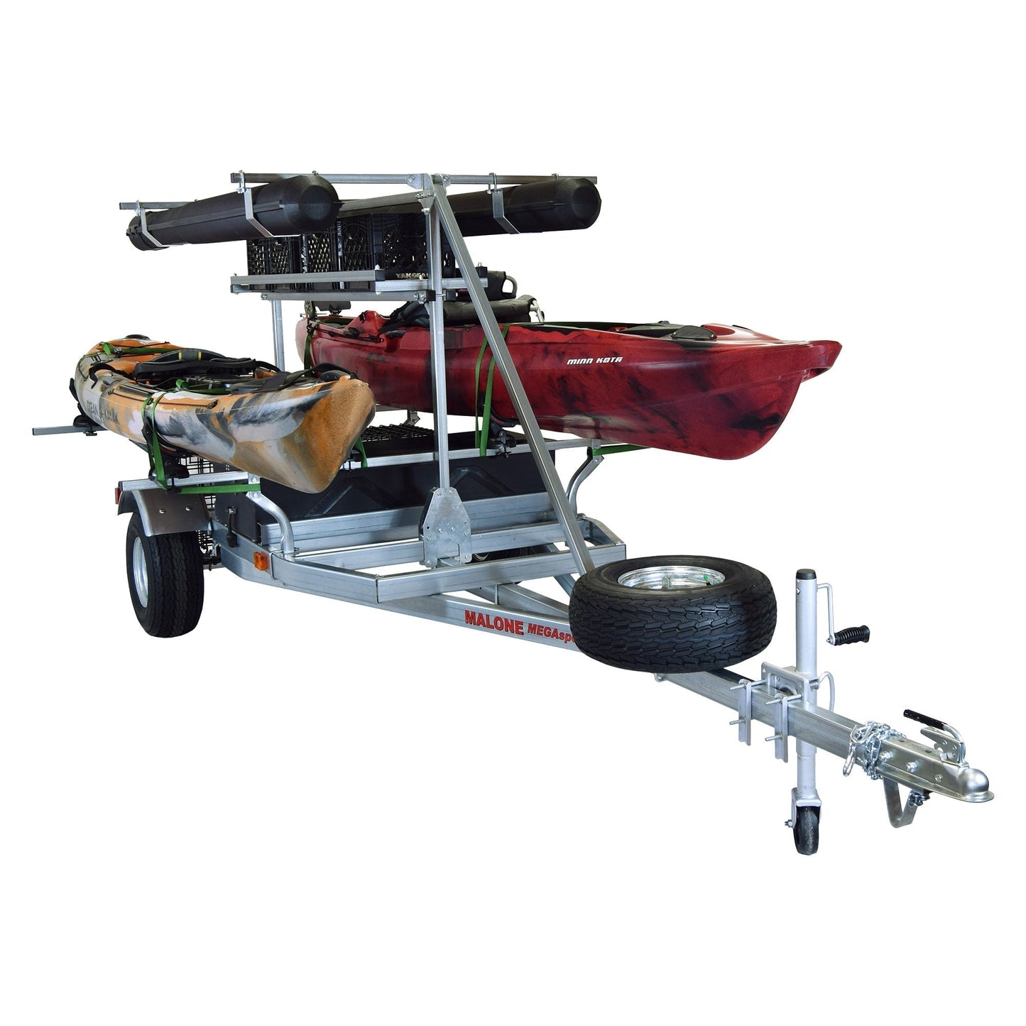 Malone MegaSport 2-Boat SaddleUp Pro Ultimate Angler Trailer Package - MPG550-AU
