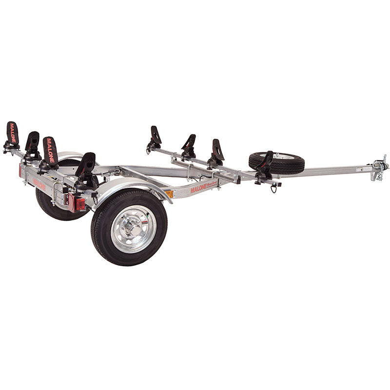 Malone MicroSport LowBed 2-Boat Saddle Up Pro Kayak Trailer Package - MPG464-LBS
