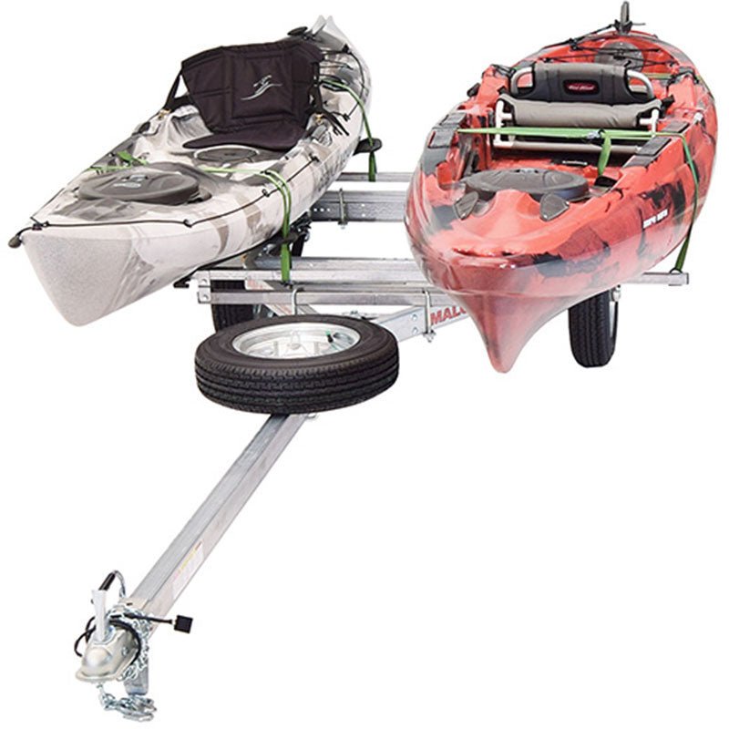 Malone MicroSport LowBed 2-Boat MegaWing Kayak Trailer Package - MPG464-LBM
