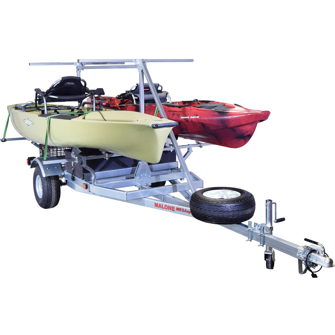 Malone Megasport 2-Boat Bunks Trailer Package w/ 2nd Tier - MPG550-TH