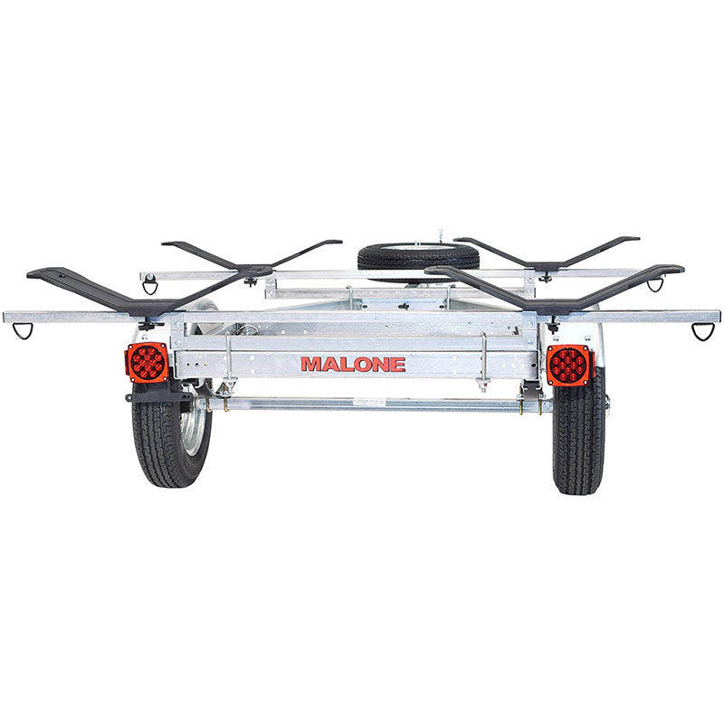 Malone MicroSport LowBed 2-Boat MegaWing Kayak Trailer Package - MPG464-LBM