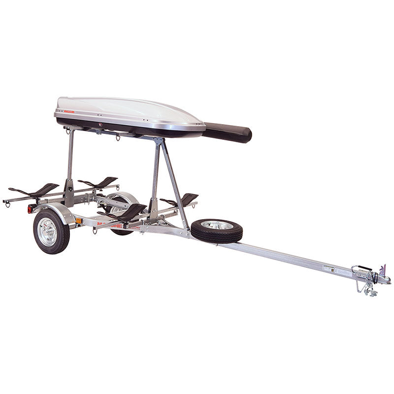 Malone MicroSport LowBed 2-Boat MegaWing Kayak Trailer Package with 2nd Tier - MPG464-LBTM