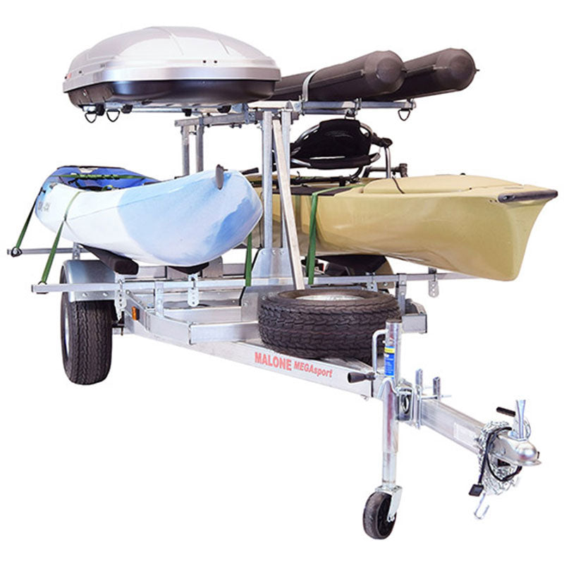 Malone MegaSport LowBed 2-Boat Bunk-Style Kayak Trailer with 2nd Tier - MPG550-LBB