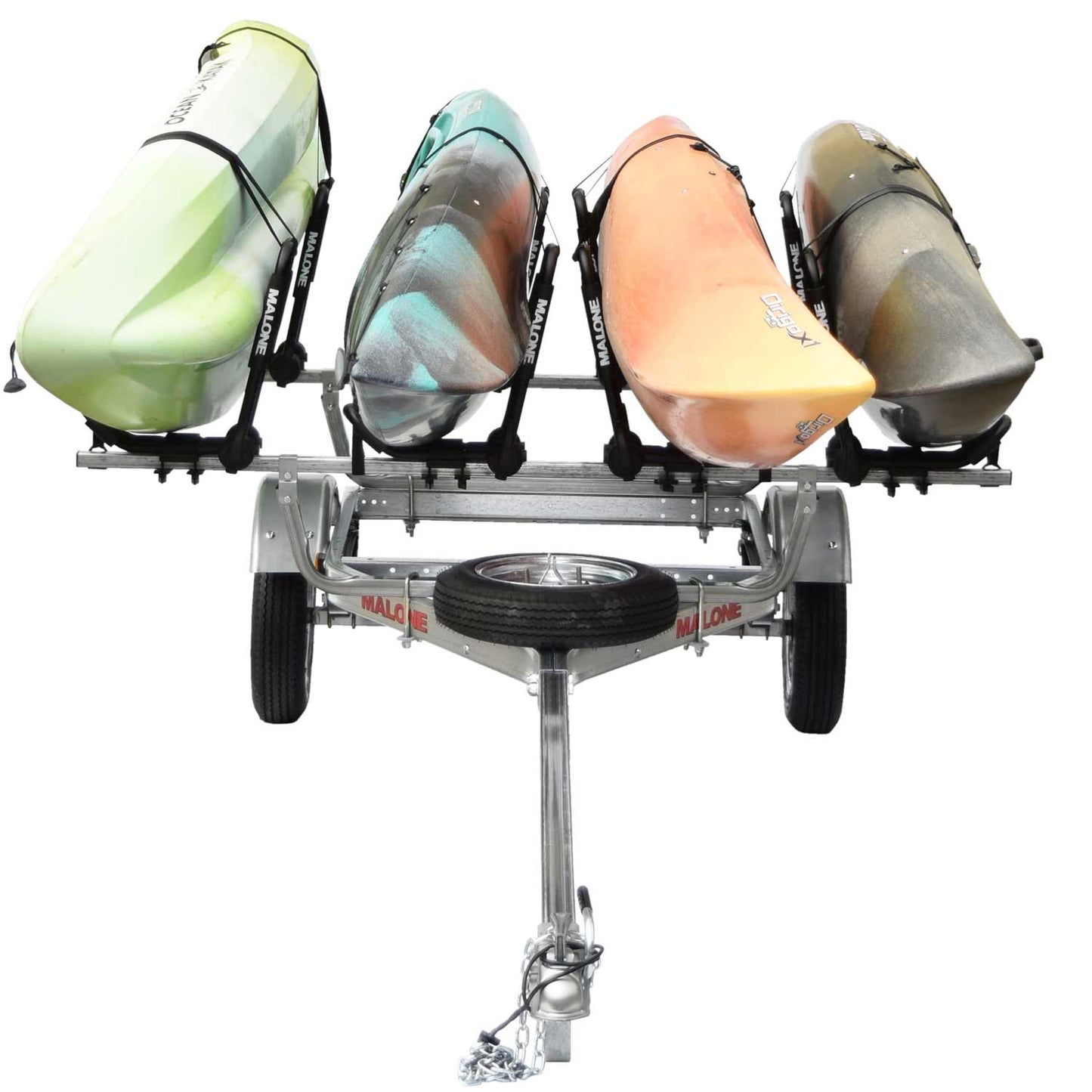 Malone MicroSport 4-Boat FoldAway-J Kayak Trailer Package - MPG462G2