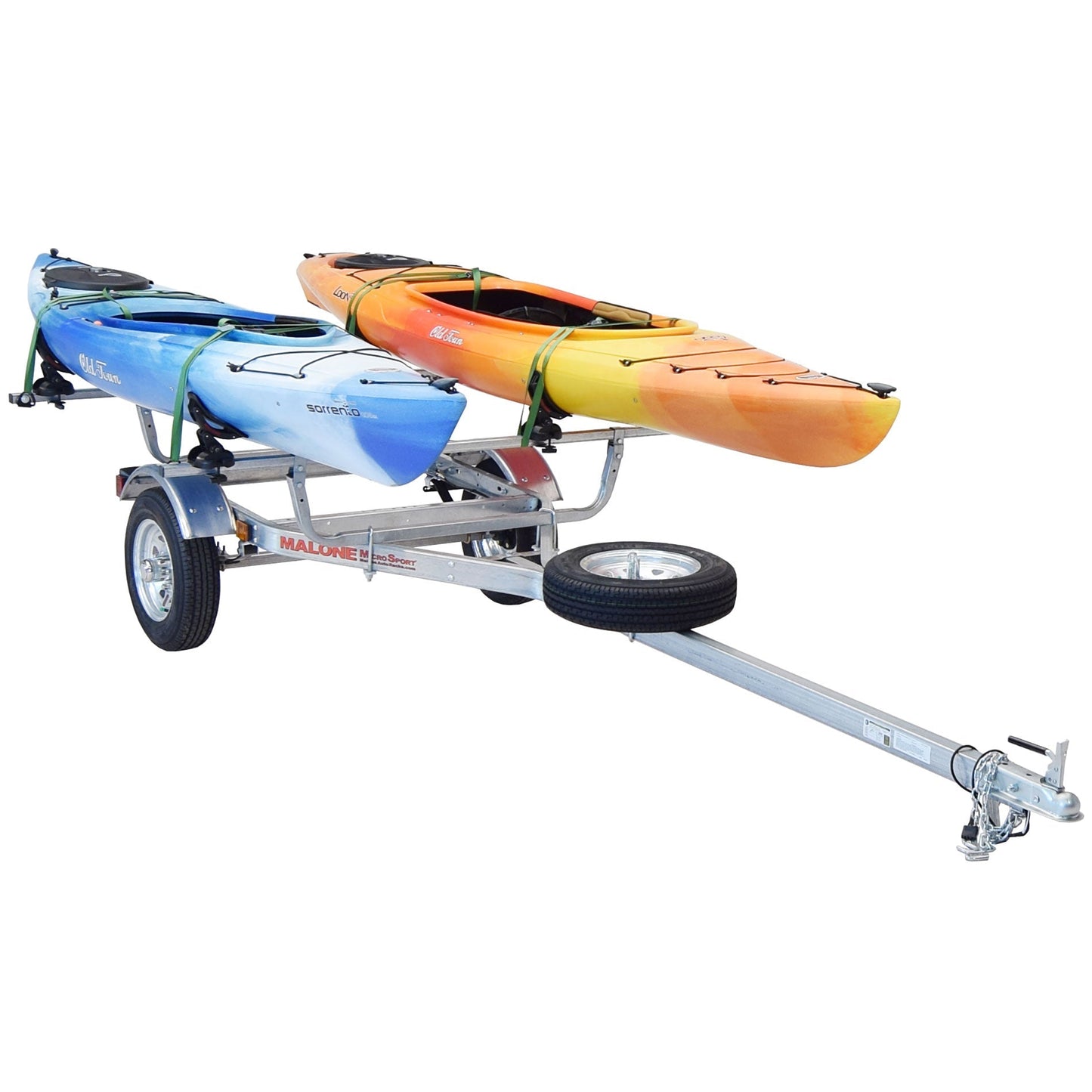 Malone MicroSport 2-Boat Saddle Up Pro Kayak Trailer Package - MPG461GU