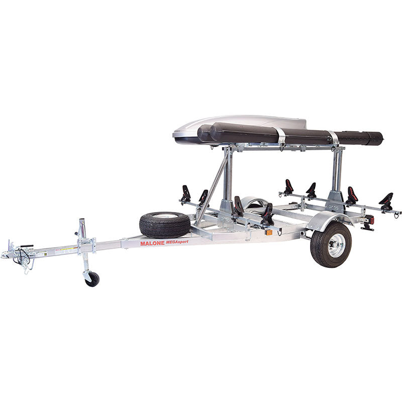Malone MegaSport LowBed 2-Boat Saddle Up Pro Kayak Trailer Package with 2nd Tier - MPG550-LBS
