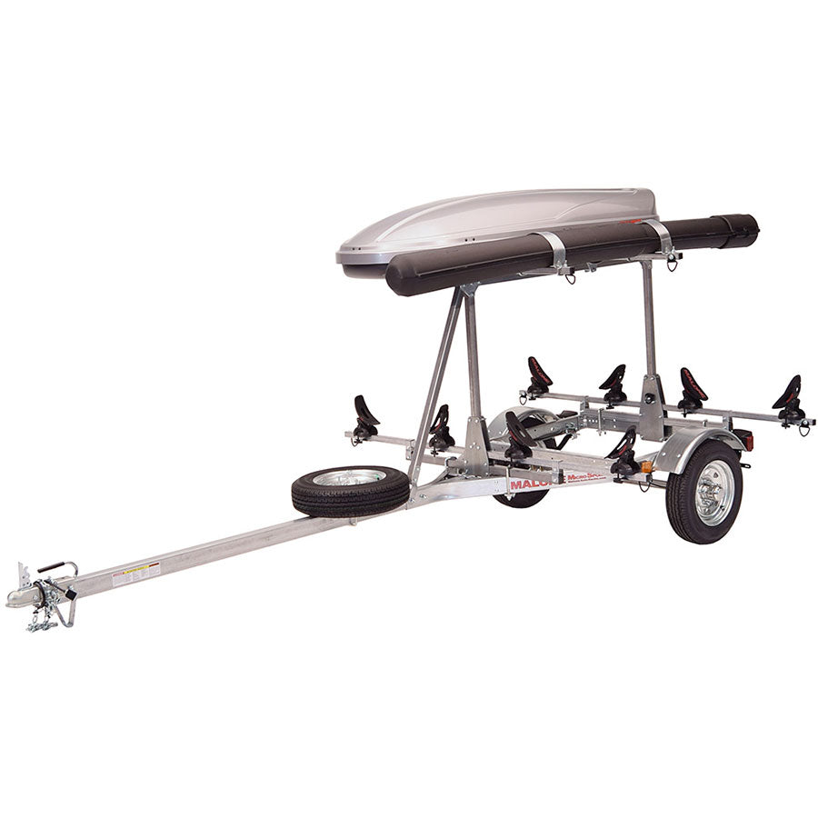 Malone MicroSport LowBed 2-Boat Saddle Up Pro Kayak Trailer Package w/ 2nd Tier - MPG464-LBTS