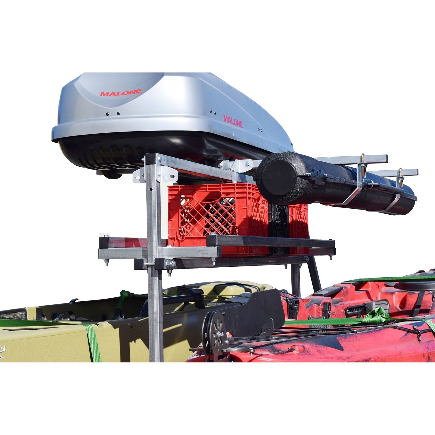Malone MegaSport 2-Boat SaddleUp Pro Ultimate Angler Trailer Package - MPG550-AU