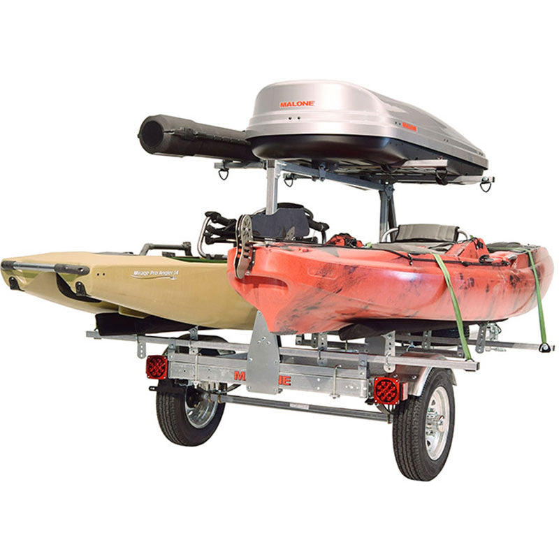 Malone MicroSport LowBed 2-Boat Bunk-Style Kayak Trailer with 2nd Tier - MPG464-LBTB
