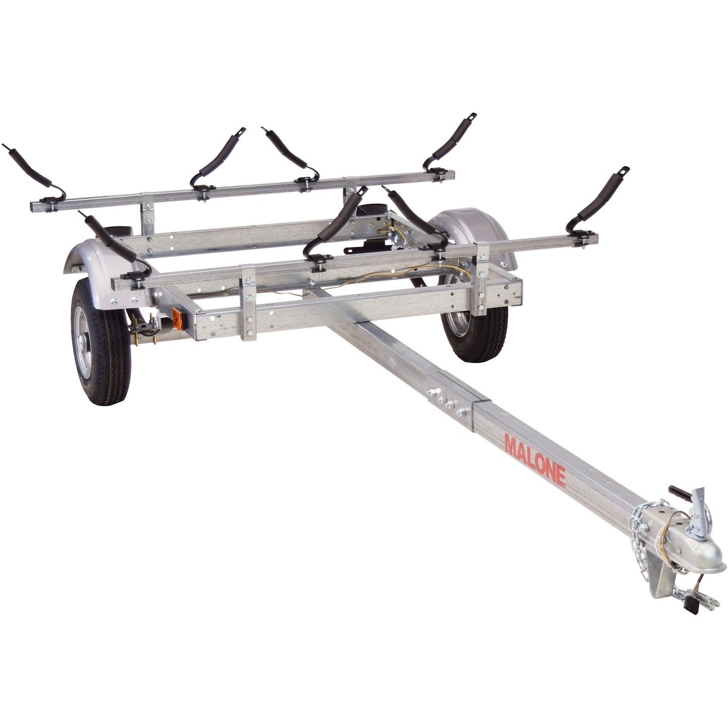 Malone EcoLight 2-Boat V-Rack Kayak Trailer Package - MPG586XV