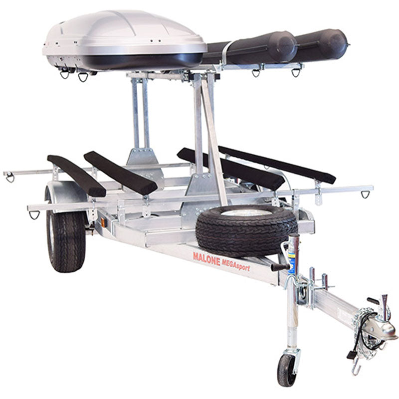 Malone MegaSport LowBed 2-Boat Bunk-Style Kayak Trailer with 2nd Tier - MPG550-LBB