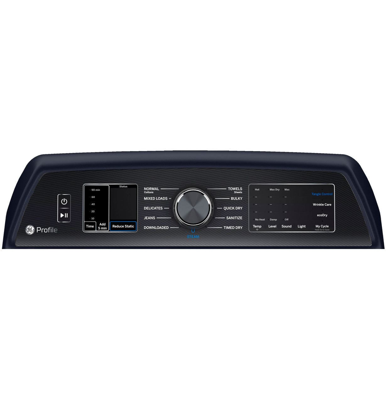 GE Profile™ ENERGY STAR® 7.3 cu. ft. Capacity Smart Electric Dryer with Steam and Washer Link