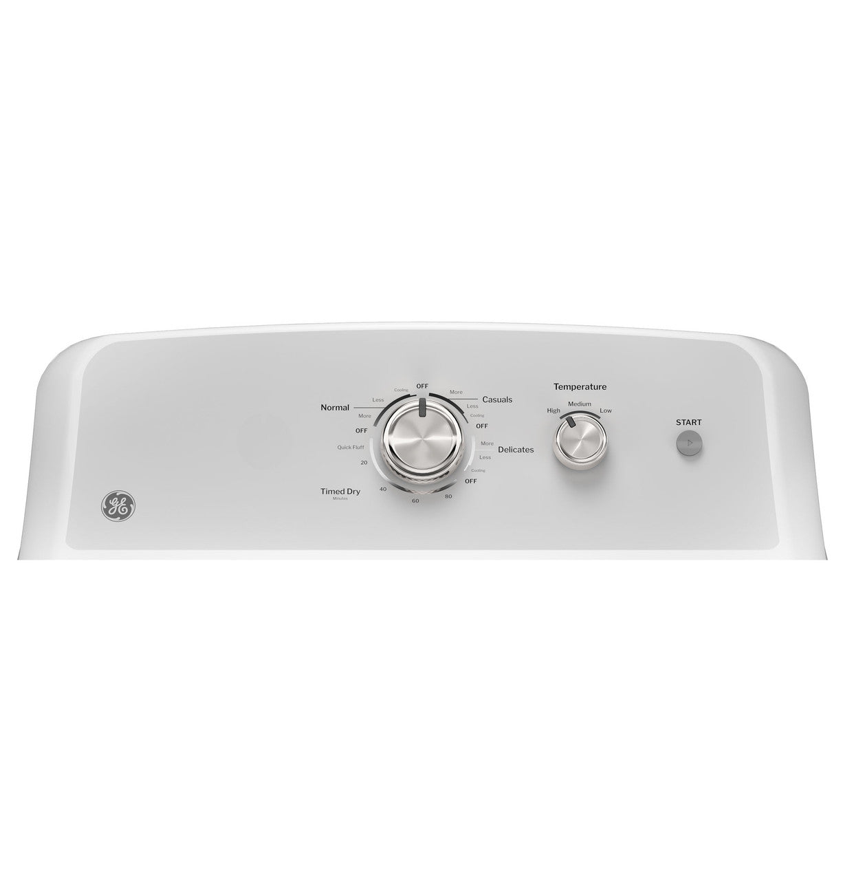 GE GE® 7.2 cu. ft. Capacity Electric Dryer with Up To 120 ft. Venting and Reversible Door