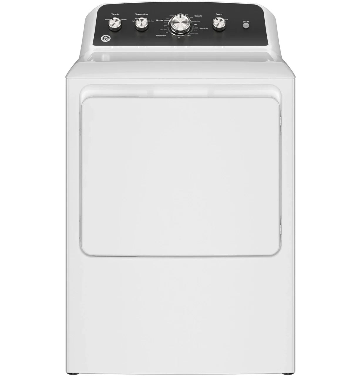GE GE® 7.2 cu. ft. Capacity Electric Dryer with Up To 120 ft. Venting and Extended Tumble