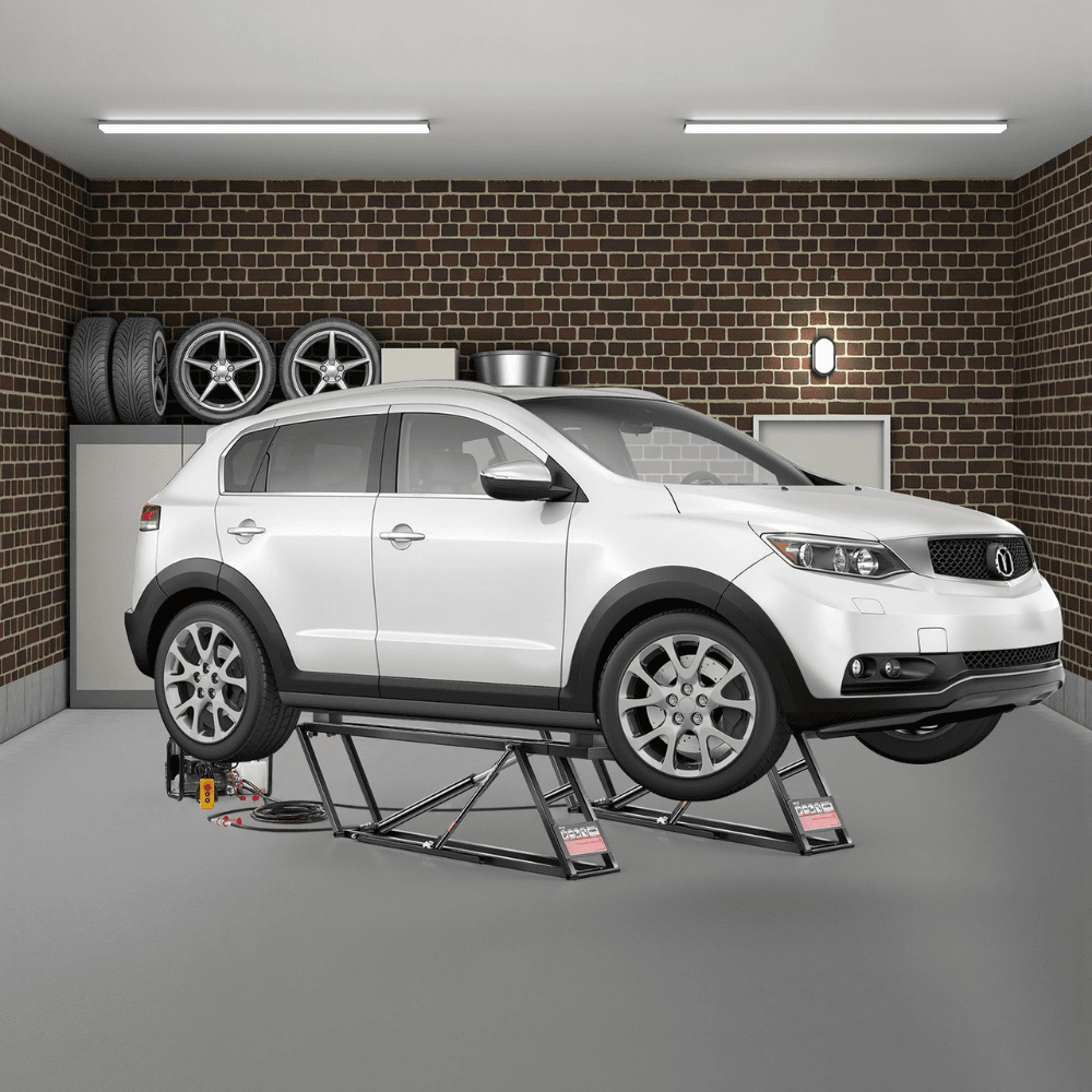 5,000 LB Adjustable Car Lift with Remote Control – Perfect for Home Garages