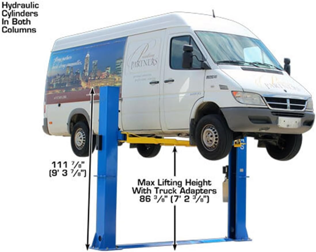  Atlas Automotive Equipment Atlas Equipment BP10000X Commercial Grade Baseplate 10 000 Lb. Capacity 2-Post Lift