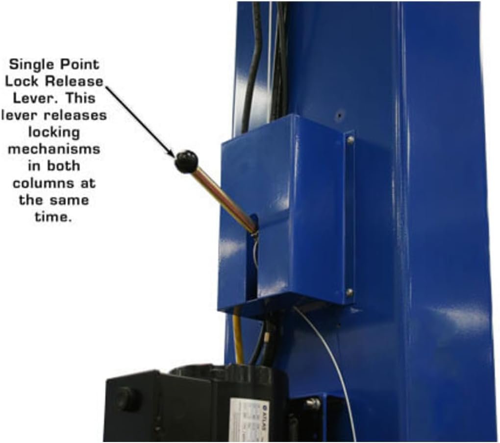 Atlas Automotive Equipment PV12PX Commercial Grade Overhead 2-Post Lift 12,000 lb. Capacity