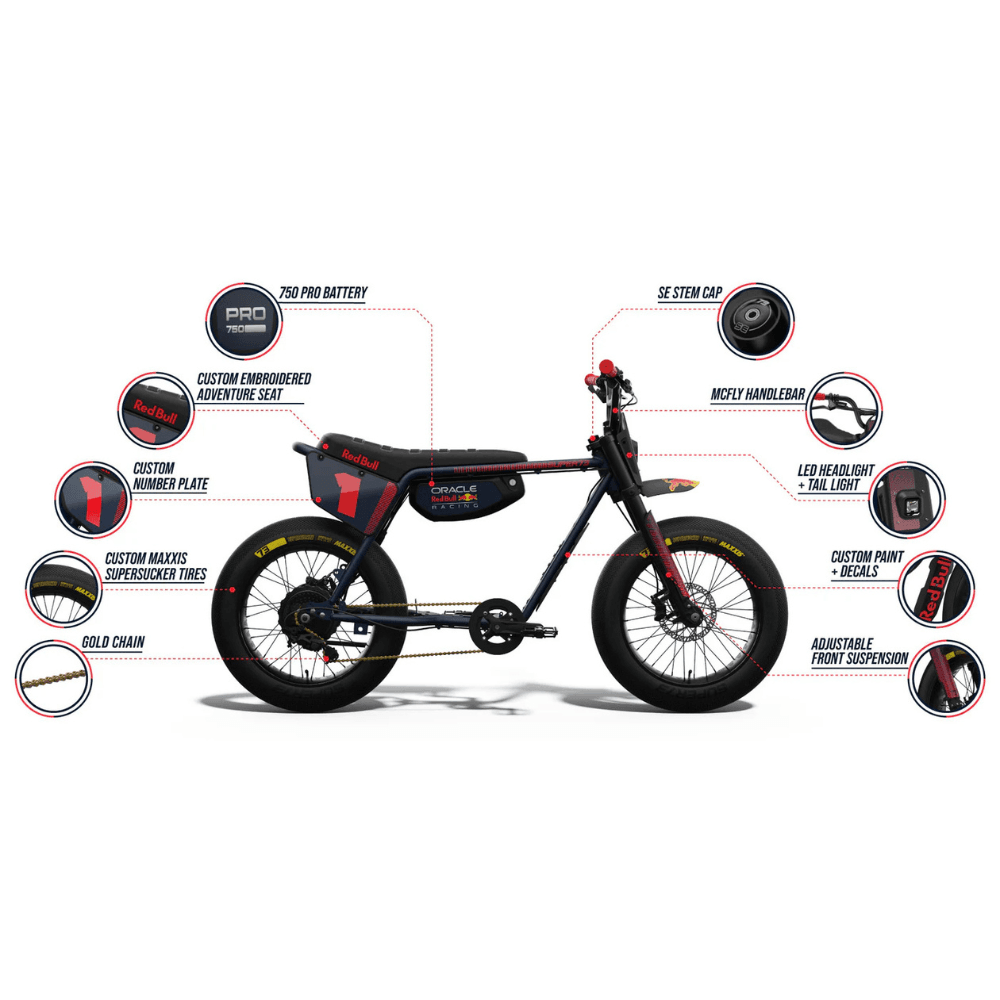 Super73 Oracle Red Bull Racing Z Adventure Series Electric Bike
