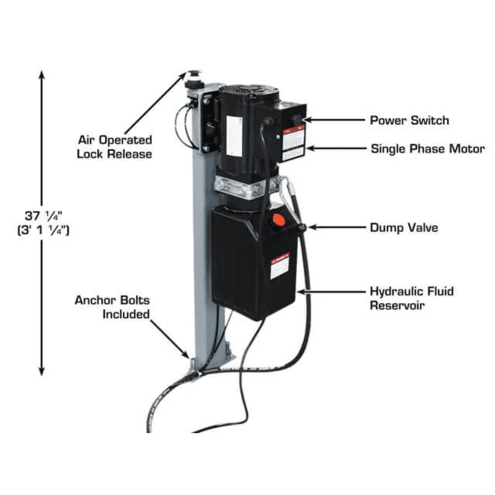 6,000-lb. Capacity / Low-Rise Lift / Portable