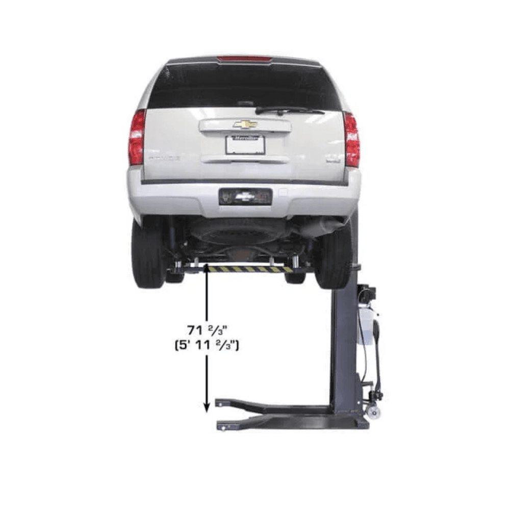 Atlas Single-Post Lift 6000 Lb – Capacity Portable – ATEXH-PSP-6000-FPD