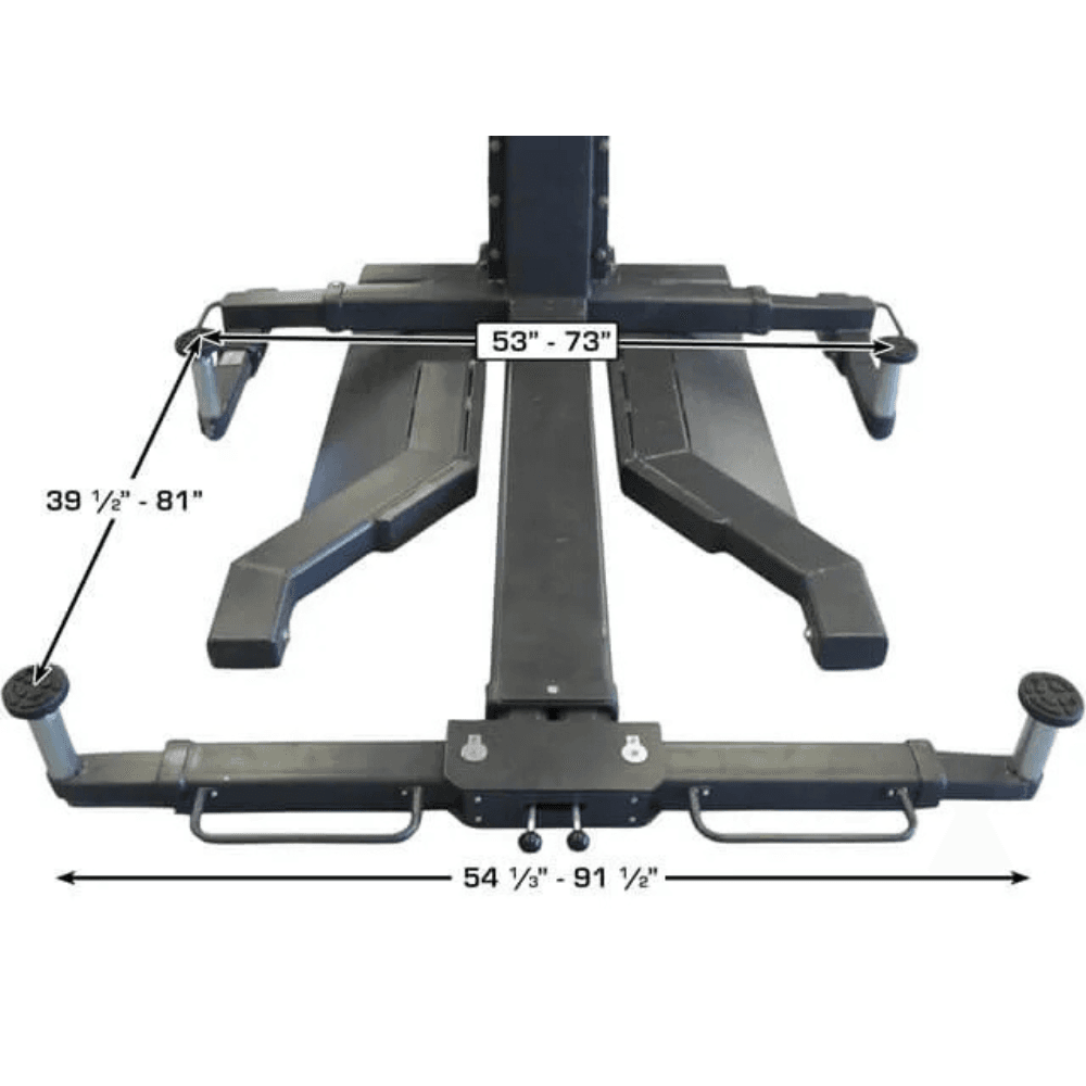 Atlas Single-Post Lift 6000 Lb – Capacity Portable – ATEXH-PSP-6000-FPD