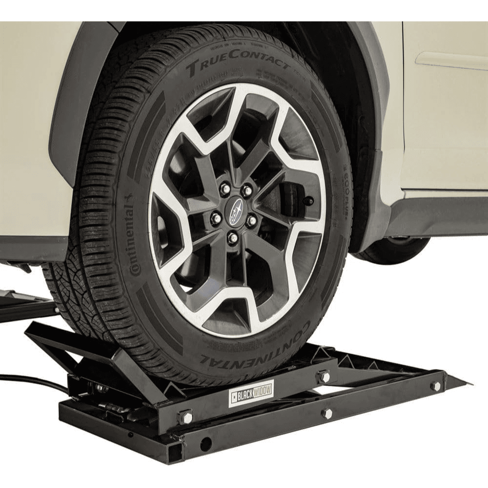 Black Widow Hydraulic Underbody Access Car Lift with Ramp – 3,000 LB. Capacity per Pair
