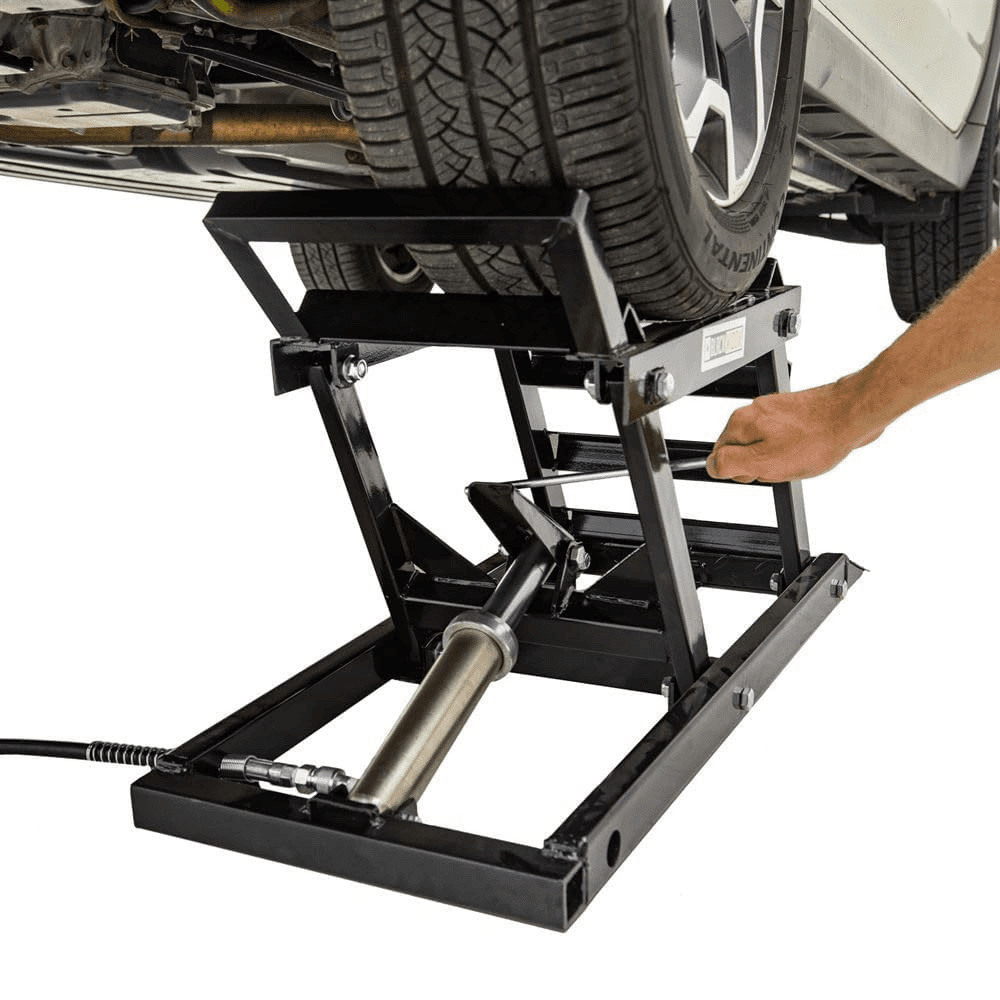 Black Widow Hydraulic Underbody Access Car Lift with Ramp – 3,000 LB. Capacity per Pair