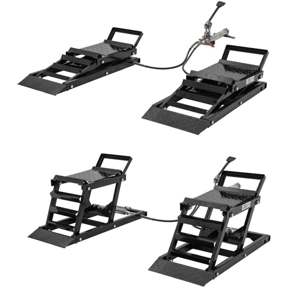 Black Widow Hydraulic Underbody Access Car Lift with Ramp – 3,000 LB. Capacity per Pair