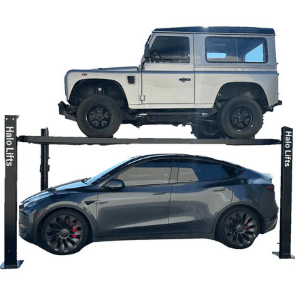 Halo 4 Post Car Lift – 9,000 LBS Capacity