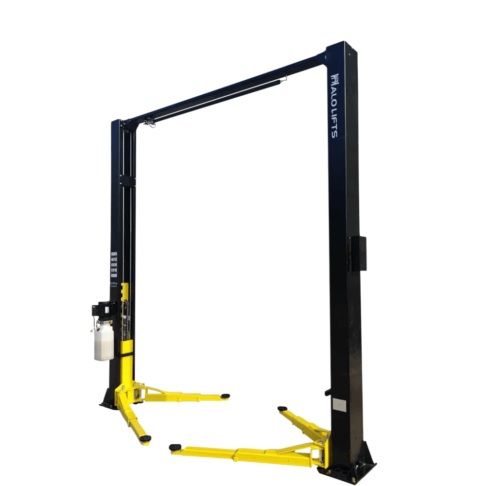 HALO LIFTS Clear Floor 2 Post Car Lift – 10,000 LBS Capacity